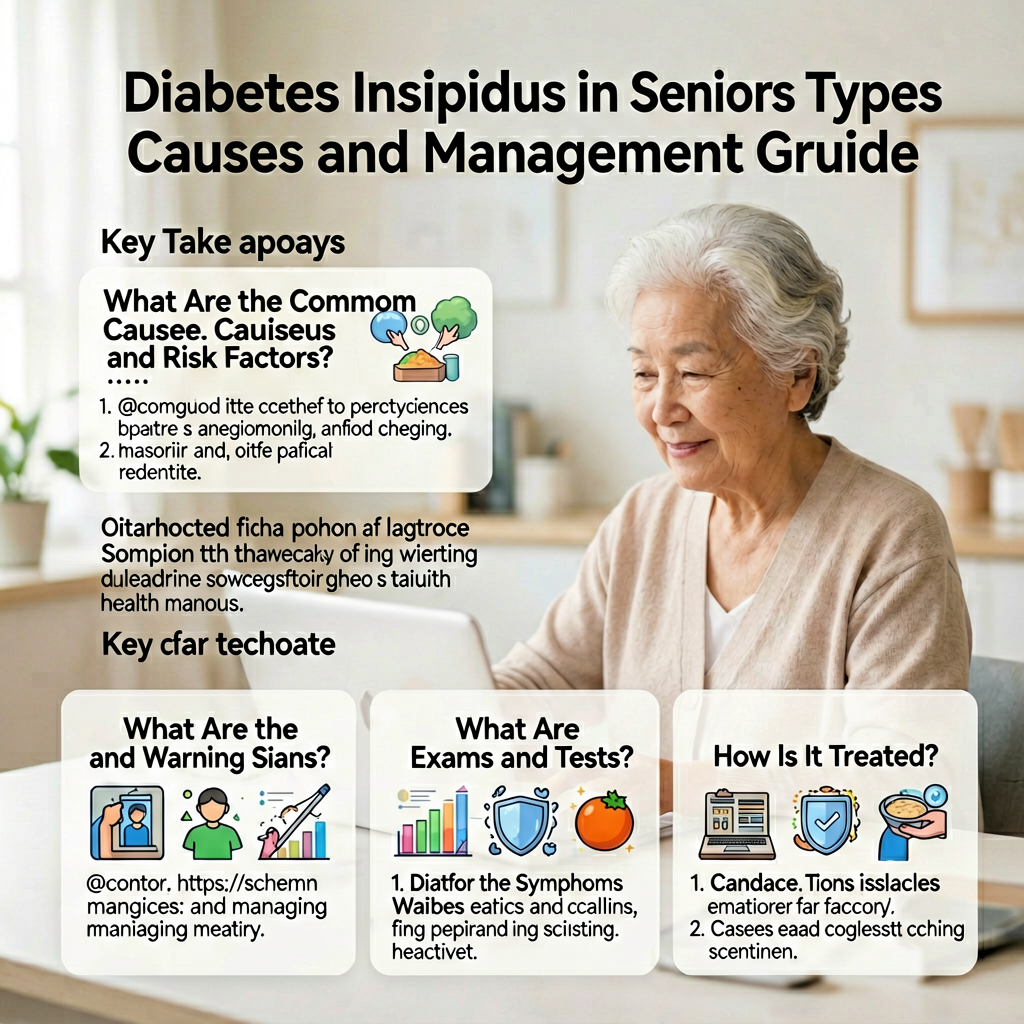 Diabetes Insipidus in Seniors: Types, Causes and Management Guide