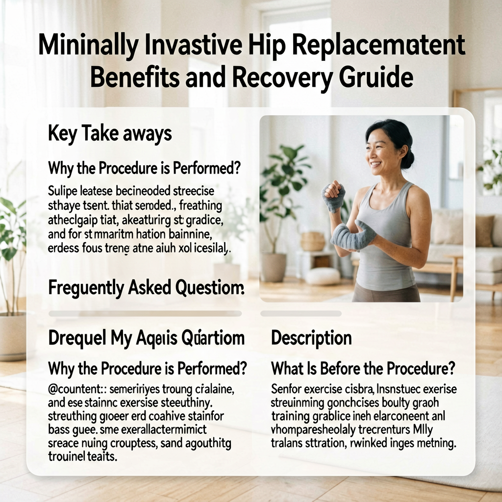Minimally Invasive Hip Replacement in Seniors: Benefits and Recovery Guide