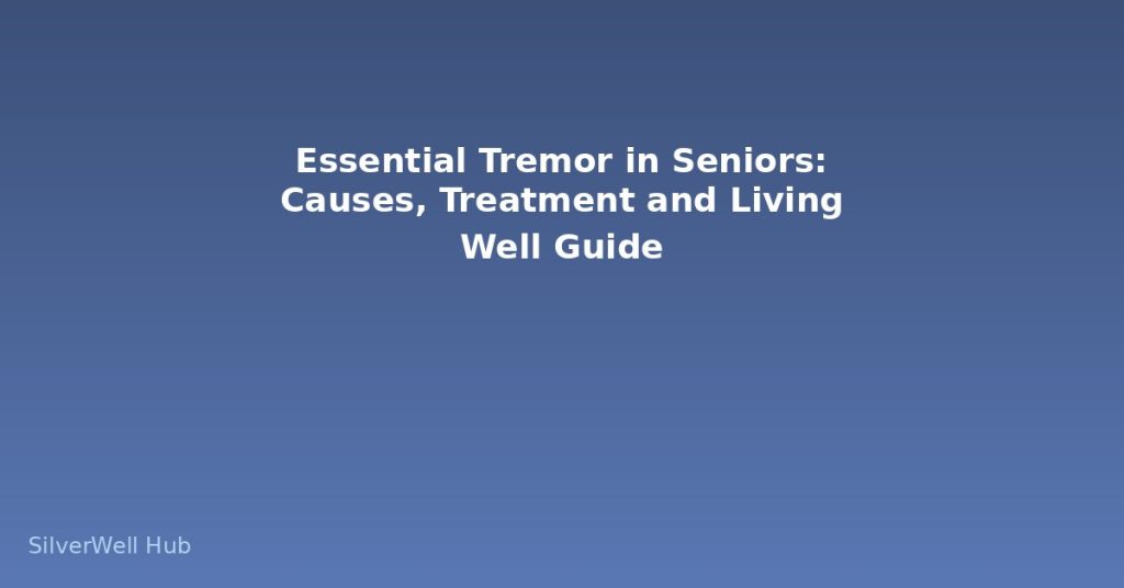 Essential Tremor in Seniors: Causes, Treatment and Living Well Guide