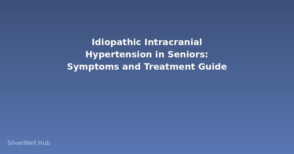 Idiopathic Intracranial Hypertension in Seniors: Symptoms and Treatment Guide