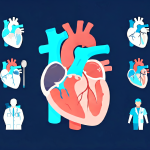 Heart Disease in Seniors - Medical illustration of heart health