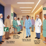 Senior health guide about Nighttime Lighting for - medical illustration