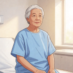 Senior health guide about Social Isolation and - medical illustration
