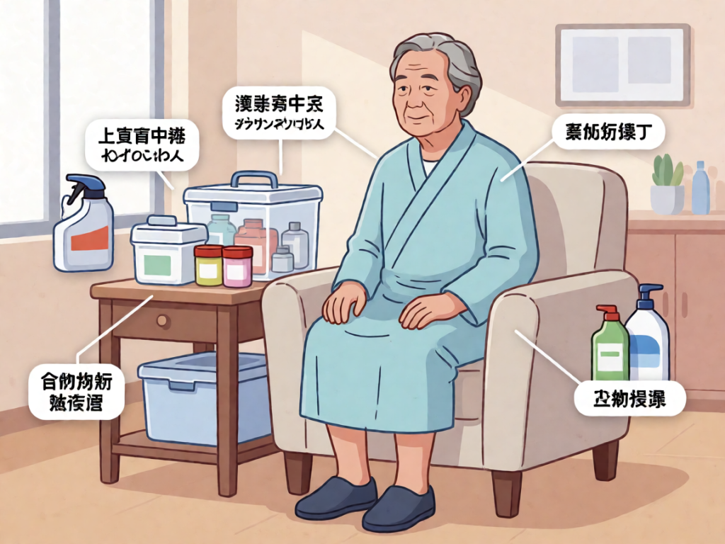Senior health guide about Safe Storage of - medical illustration