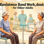 Senior health guide about Resistance Band Workouts - medical illustration