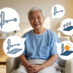 Senior health guide about Affordable Home Modifications - medical illustration