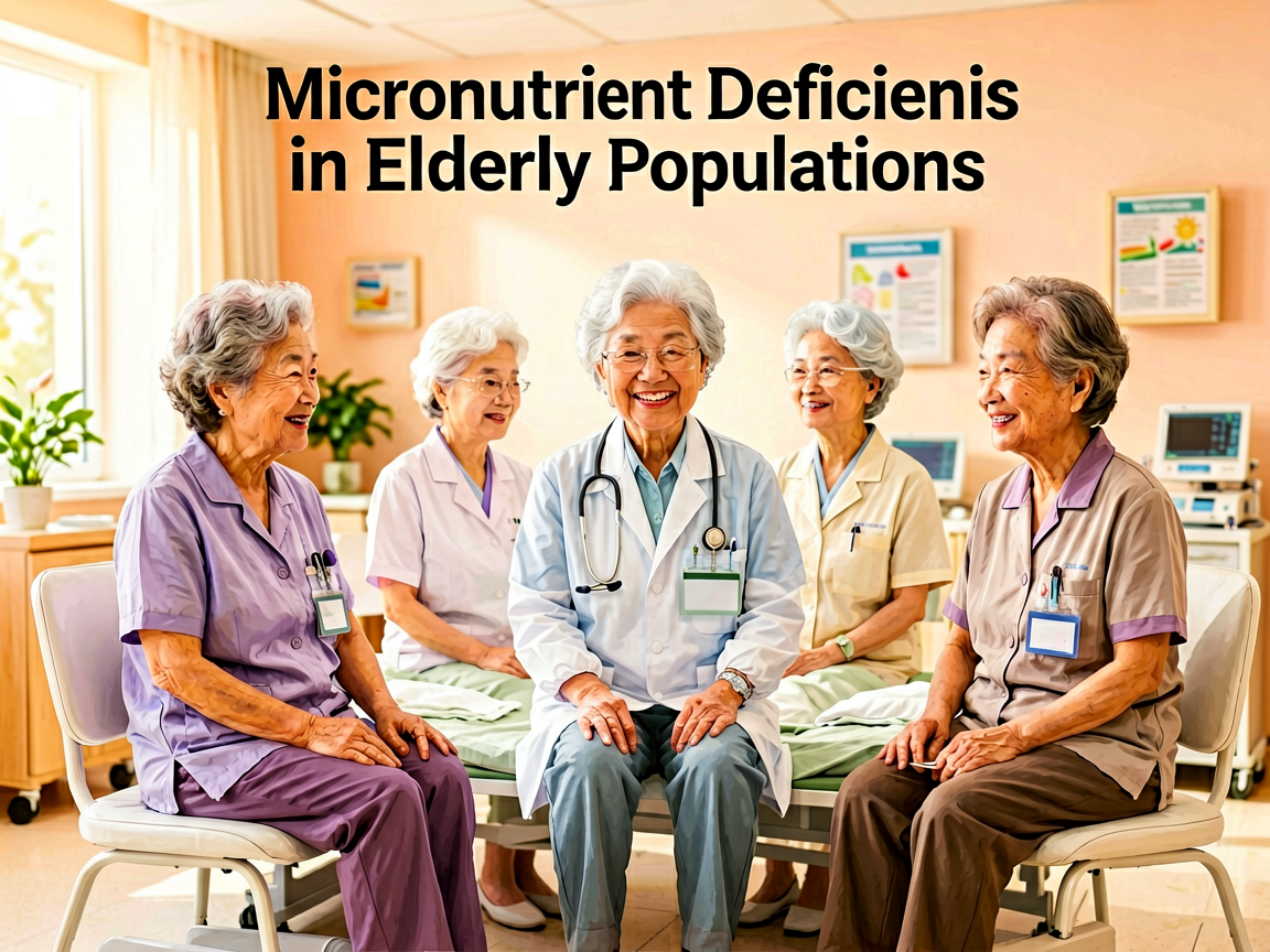 Senior health guide about Micronutrient Deficiencies in - medical illustration