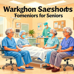 Senior health guide about Garage and Workshop - medical illustration