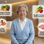 Senior health guide about Budget-Friendly Senior Nutrition - medical illustration