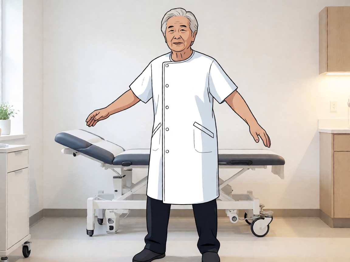 Senior health guide about Balance Drills to - medical illustration