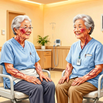 Senior health guide about Peripheral Neuropathy in - medical illustration
