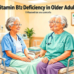 Senior health guide about Vitamin B12 Deficiency - medical illustration
