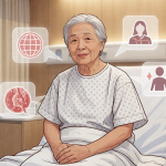 Senior health guide about Social Isolation and - medical illustration