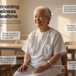 Senior health guide about Overcoming Loneliness at - medical illustration