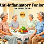 Senior health guide about Anti-Inflammatory Foods for - medical illustration