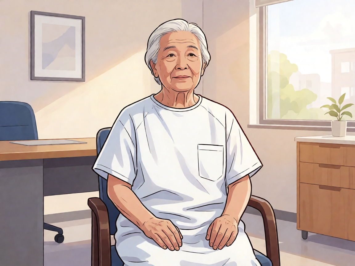 Senior health guide about Social Isolation Impact - medical illustration