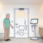 Senior health guide about Smart Door Sensors - medical illustration