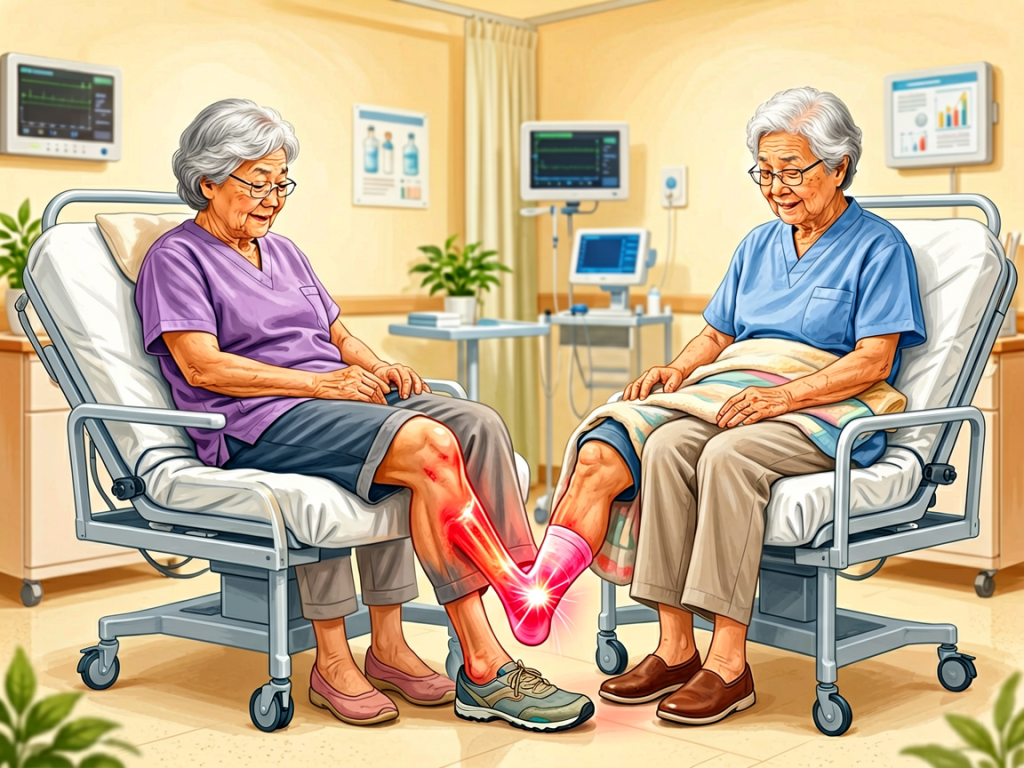 Senior health guide about Leg Cramps at - medical illustration