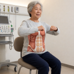 Senior health guide about Core Strengthening to - medical illustration
