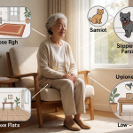 Senior health guide about Pet-Related Home Hazards - medical illustration