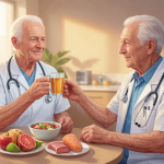 Senior health guide about Potassium-Rich Diet for - medical illustration