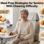 Senior health guide about Meal Prep Strategies - medical illustration