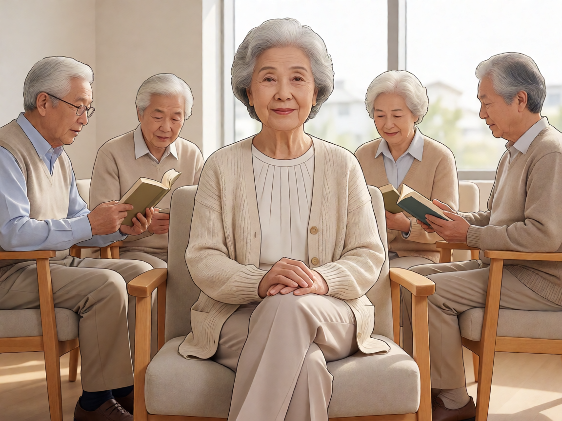Senior health guide about Managing Dementia Wandering - medical illustration