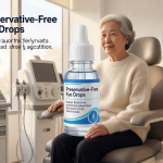 Senior health guide about Preservative-Free Eye Drops - medical illustration