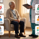 Senior health guide about Navigating Driving Conversations - medical illustration
