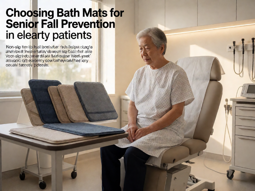 Senior health guide about Choosing Bath Mats - medical illustration