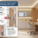 Senior health guide about Securing Entry Points - medical illustration