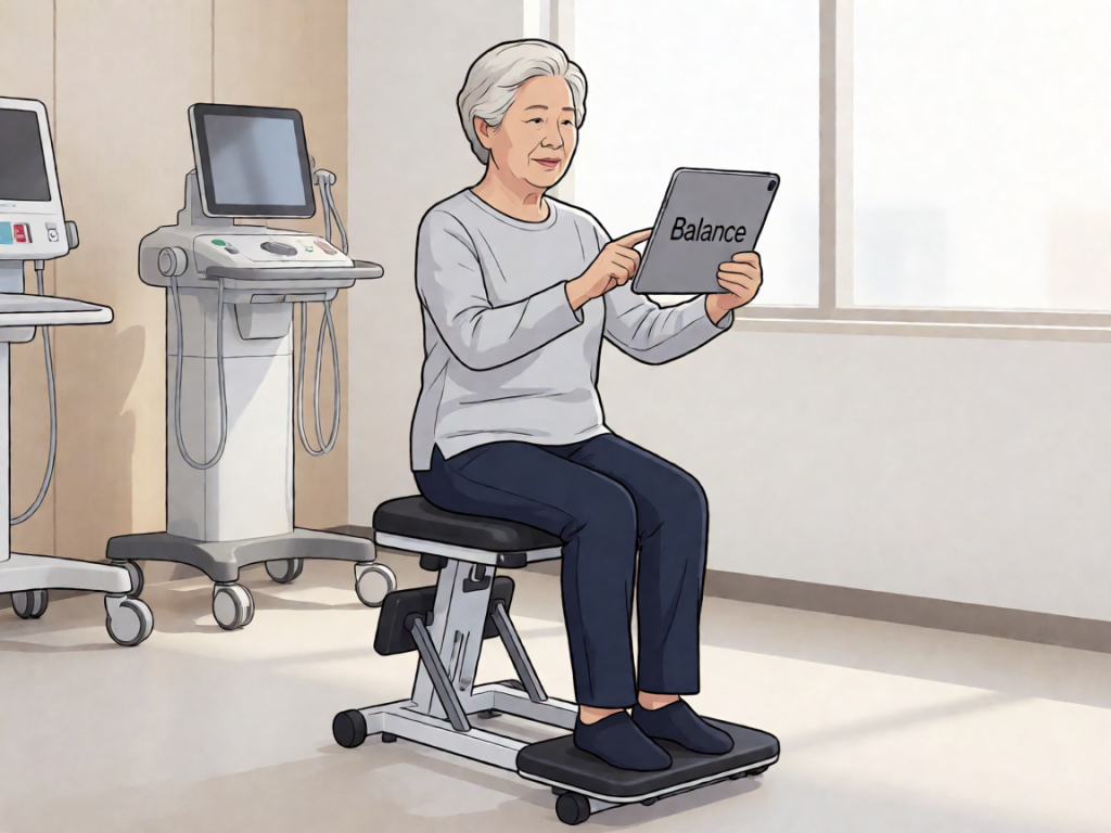 Senior health guide about Virtual Pilates Sessions - medical illustration