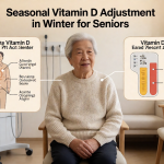 Senior health guide about Seasonal Vitamin D - medical illustration