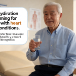 Senior health guide about Hydration Timing For - medical illustration