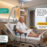 Senior health guide about Ceiling Hoist Systems - medical illustration