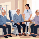 Senior health guide about Village Model Help - medical illustration