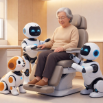 Senior health guide about Robotic Pets Supporting - medical illustration