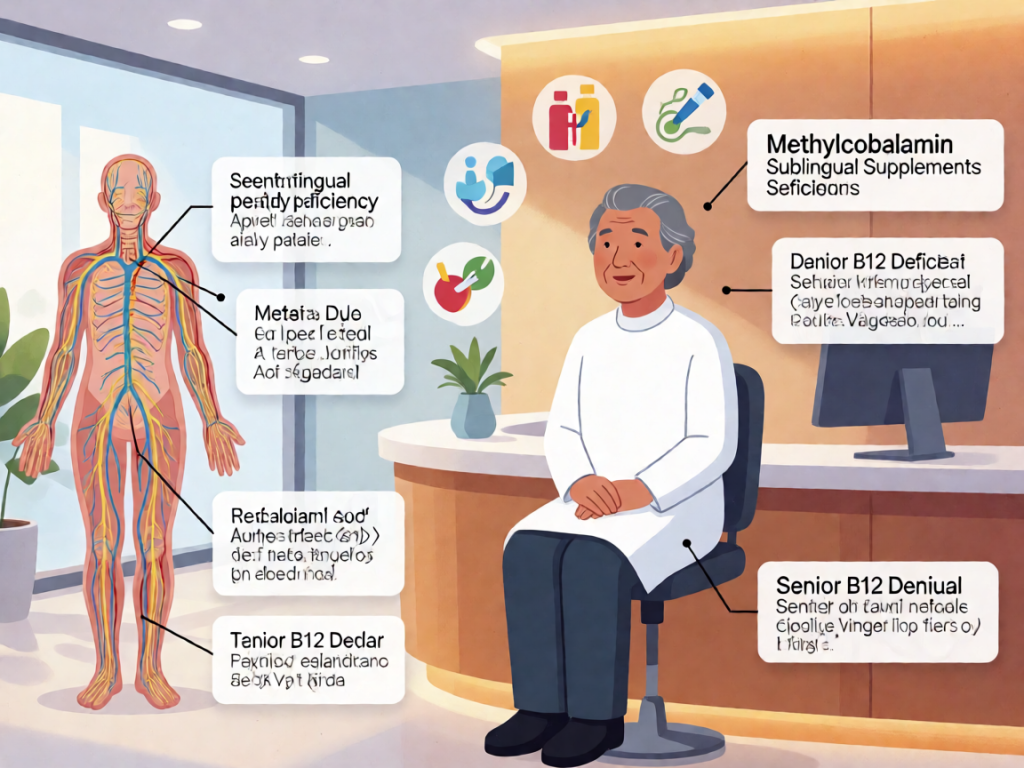 Senior health guide about Methylcobalamin Sublingual Supplements - medical illustration