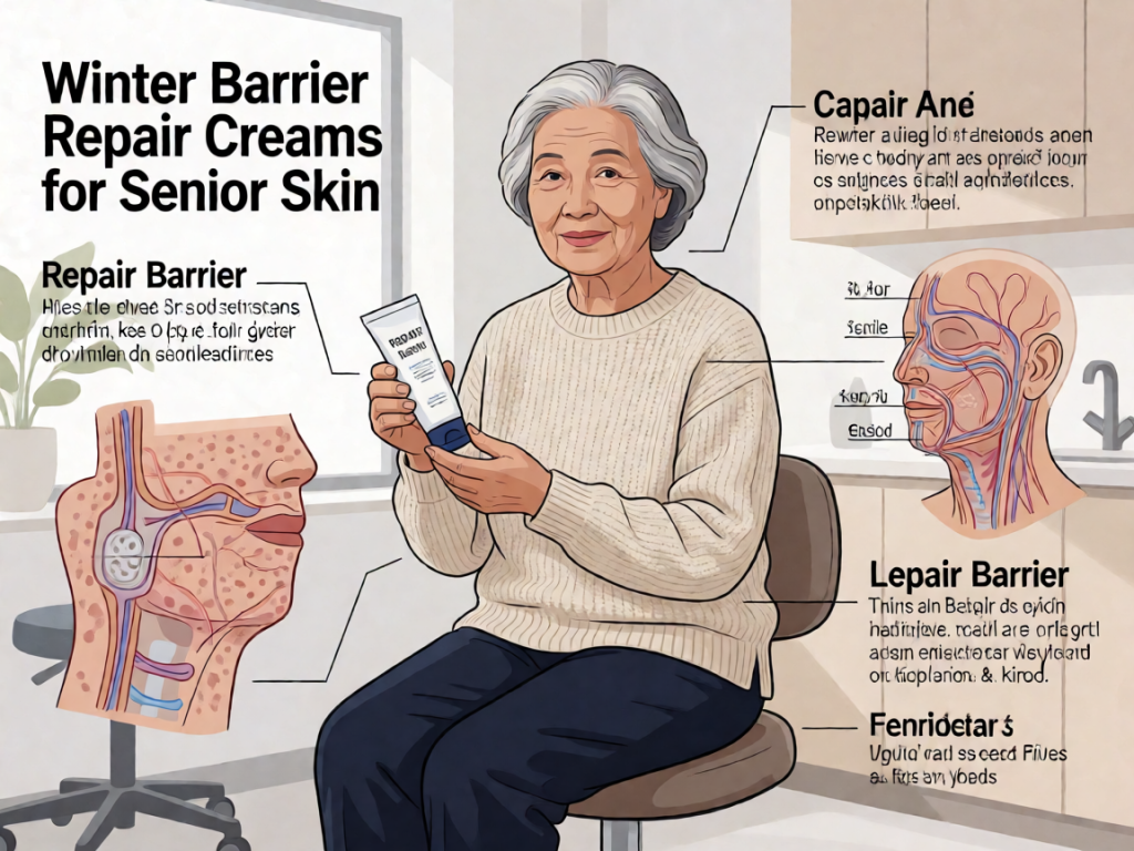 Senior health guide about Winter Barrier Repair - medical illustration