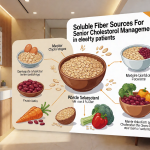 Senior health guide about Soluble Fiber Sources - medical illustration