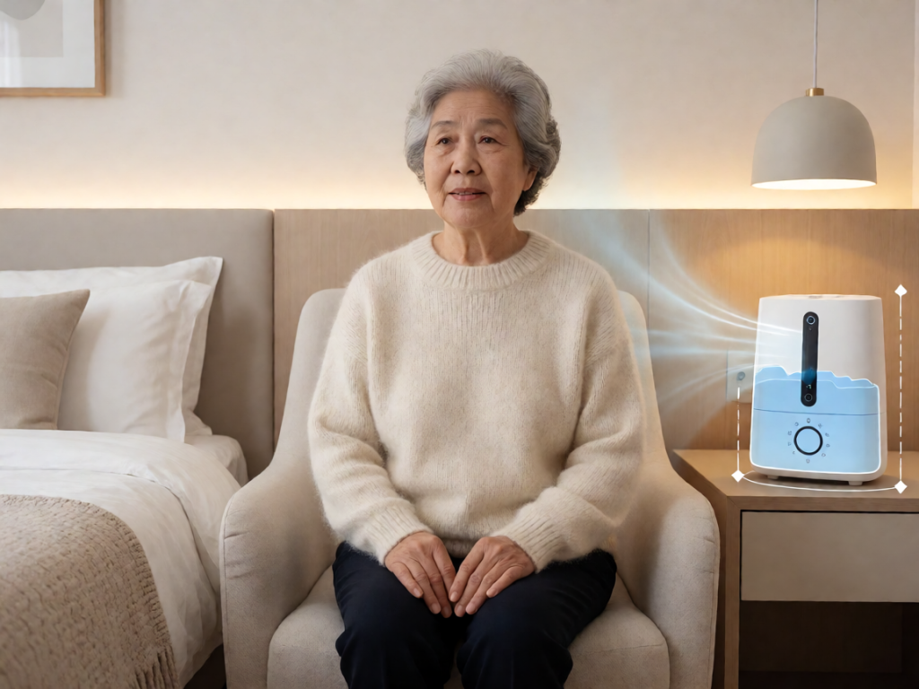 Senior health guide about Humidifier Placement For - medical illustration