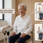 Senior health guide about Automatic Curtain Systems - medical illustration