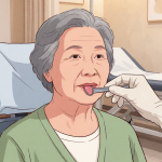 Senior health guide about Tongue Scraping for - medical illustration
