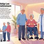 Senior health guide about Navigating Friendship Loss - medical illustration