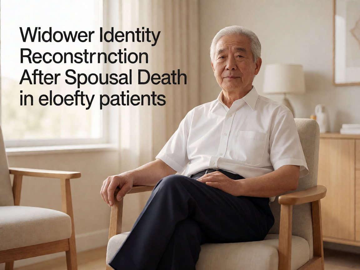 Senior health guide about Widower Identity Reconstruction - medical illustration