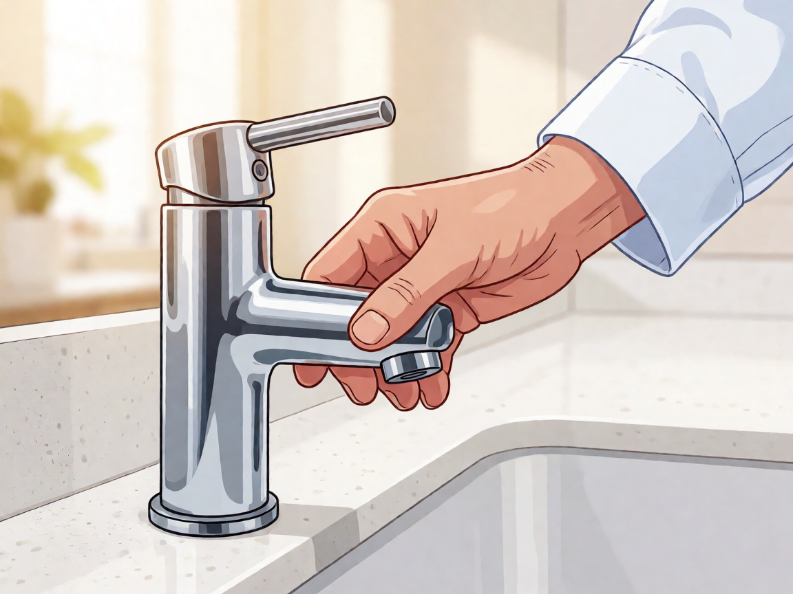 Senior health guide about Motion-Sensor Faucets Reduce - medical illustration