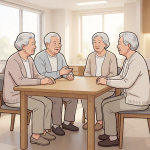 Senior health guide about Sibling Conflict Resolution - medical illustration