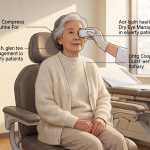 Senior health guide about Warm Compress Routine - medical illustration