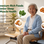 Senior health guide about Magnesium-Rich Foods for - medical illustration