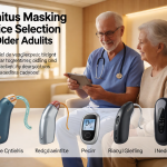 Senior health guide about Tinnitus Masking Device - medical illustration